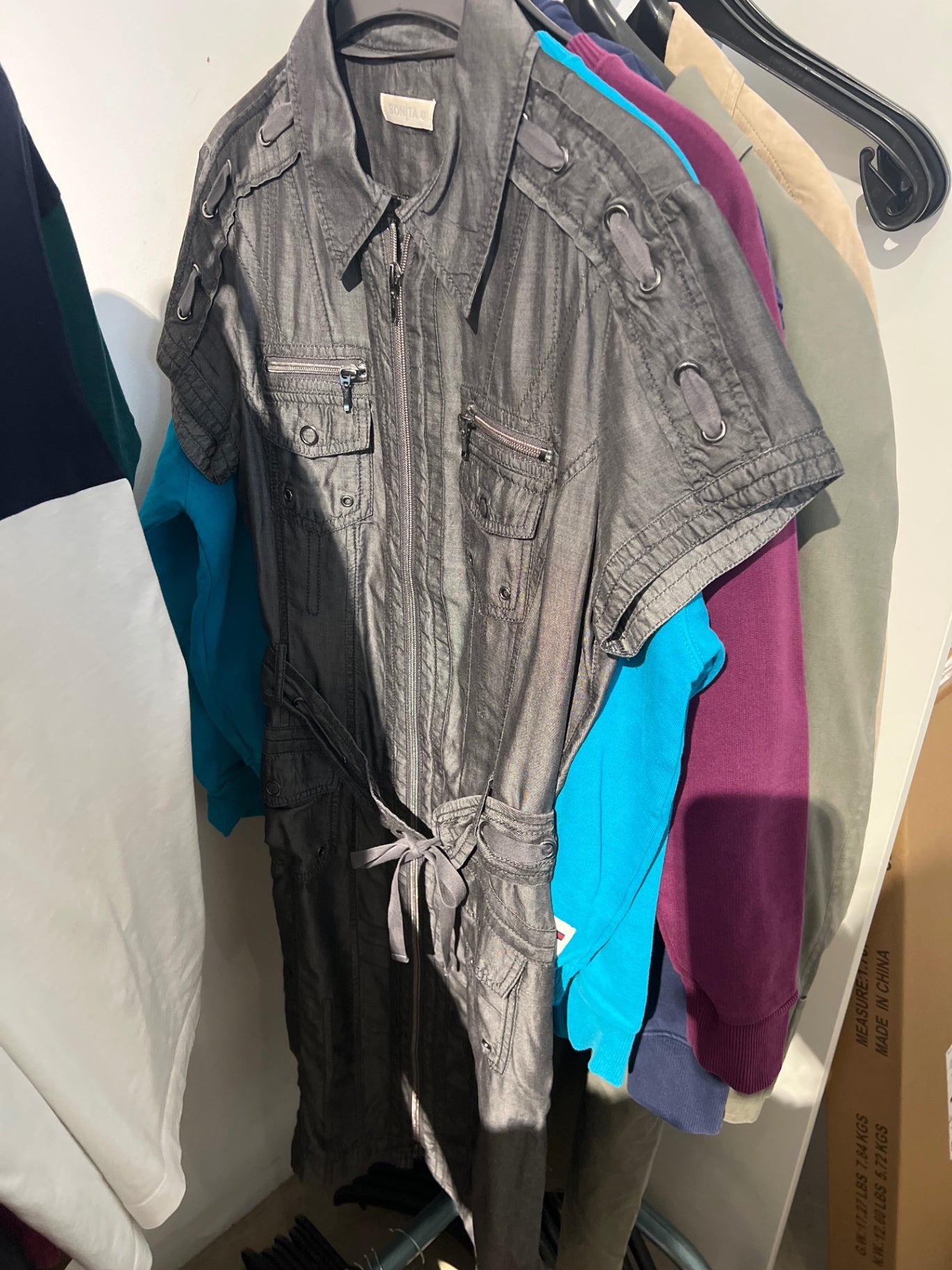 Bonita Kleid Grau Größe: S