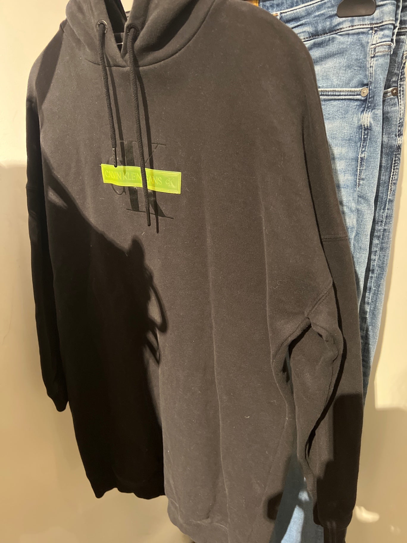 Calvin Klein Hoodie Schwarz Größe: XS