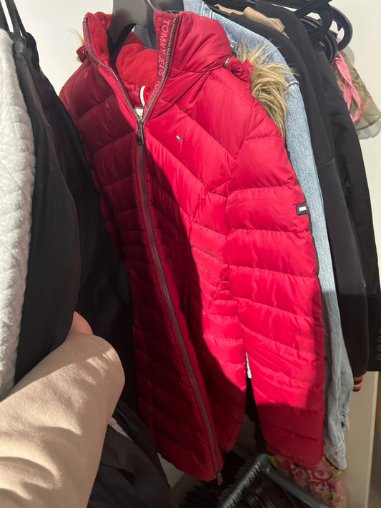 Tommy Jeans Mantel Rot Größe: S