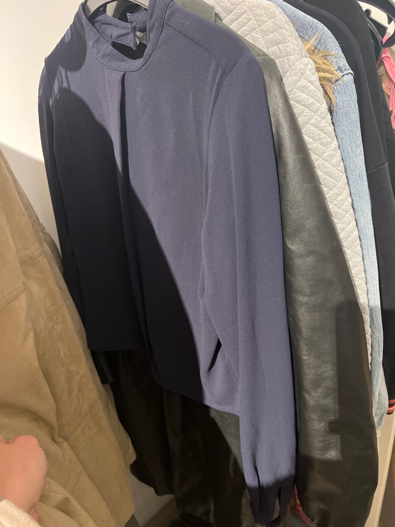 Only Bluse Dunkelblau Größe: S