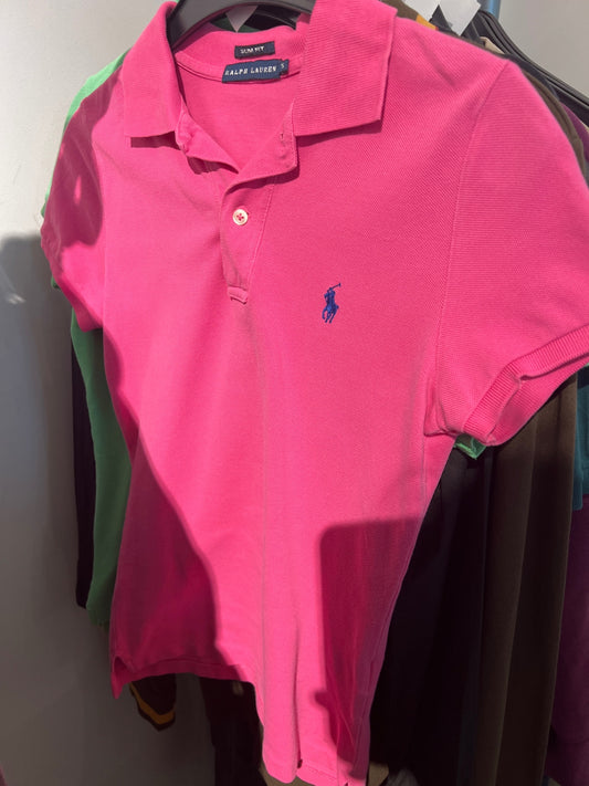 Ralph Lauren Polo-Shirt Pink Größe: S