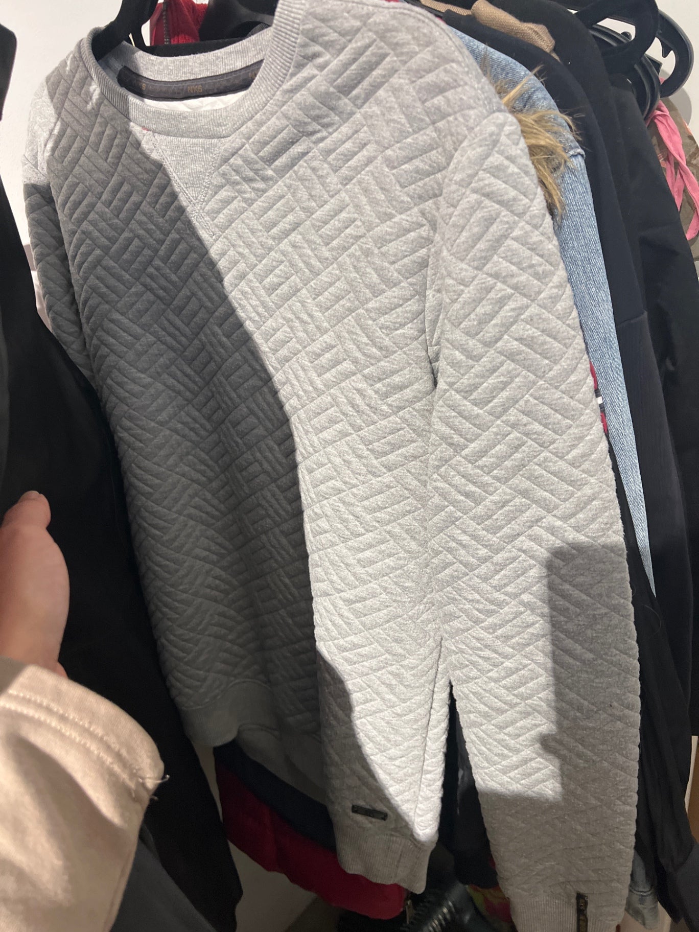 No Excess Sweatshirt Grau Größe: L