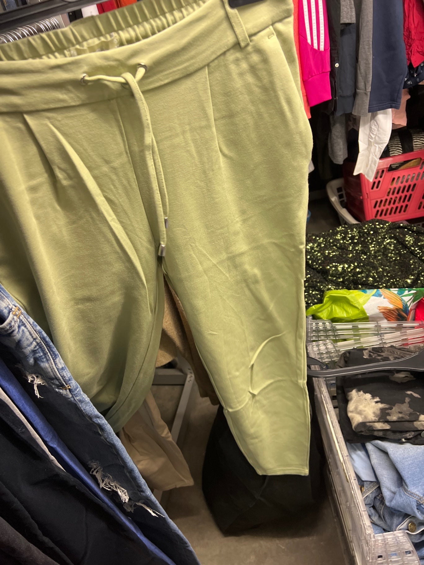 Amisu Jogpants Grün Größe: 38
