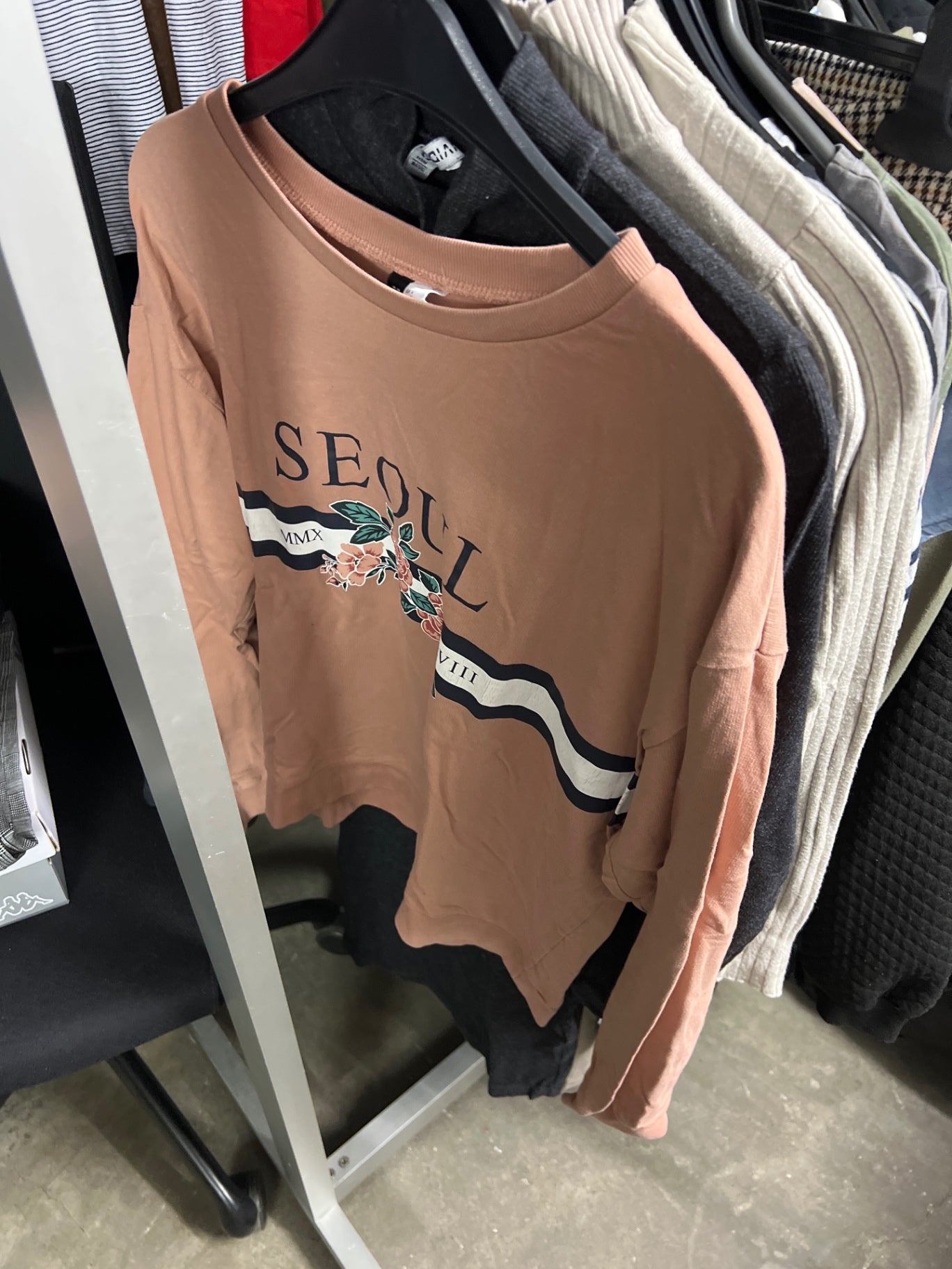 H&M Sweatshirt Rosa Größe: M