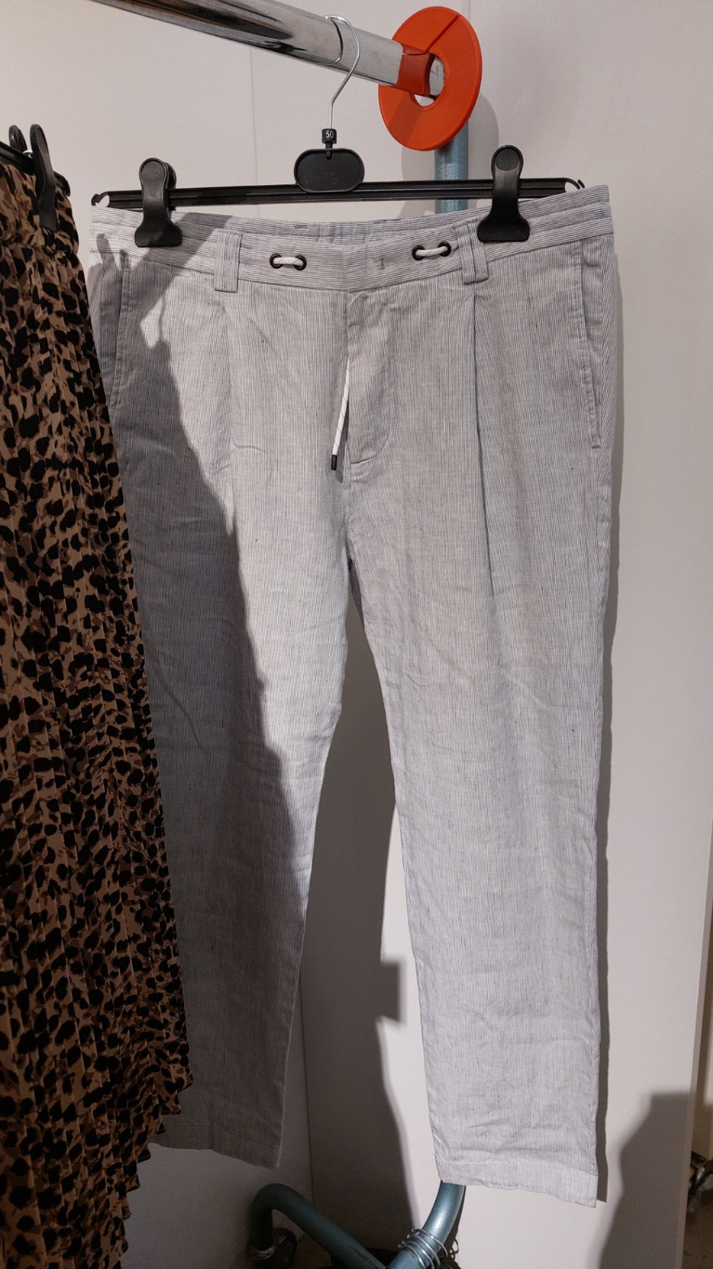 CINQUE Hose Grau/Blau/Weiß Größe: 50