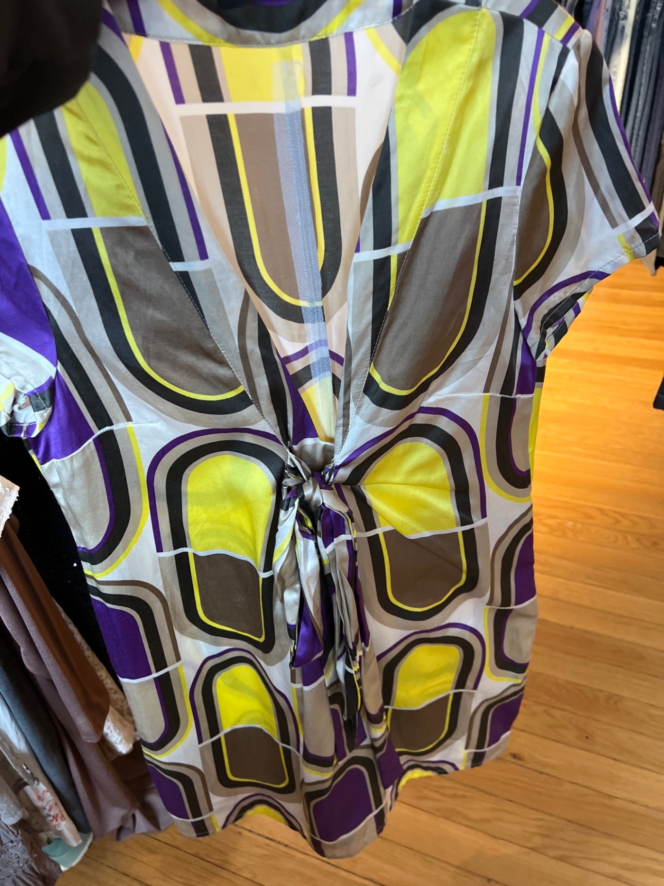 Oui Kleid Satin Größe: S-M