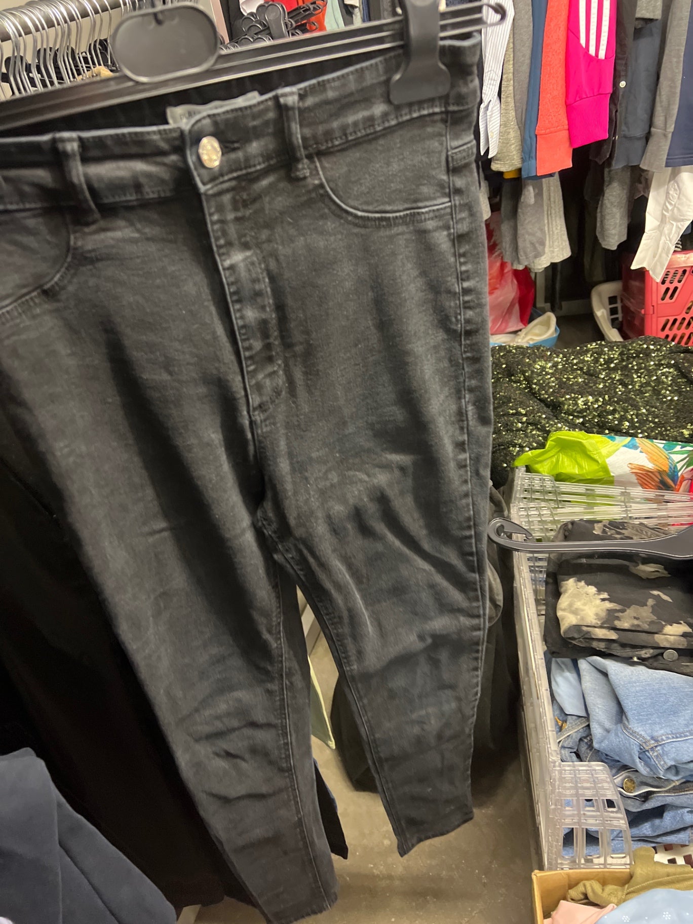 Pull & Bear Jeans Schwarz Größe: 40