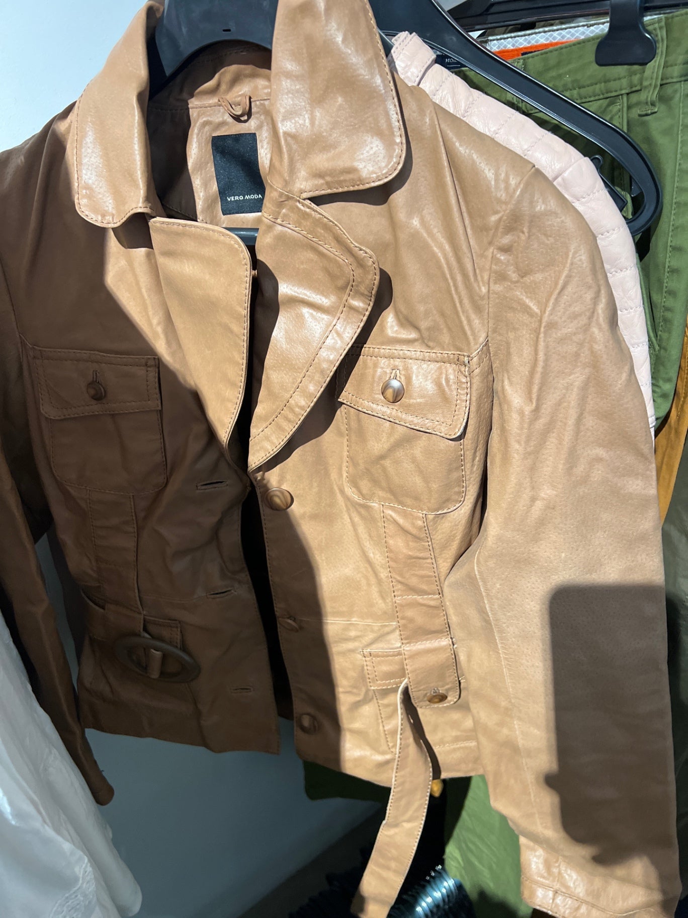 Vero Moda  LederJacke Braun Größe: L