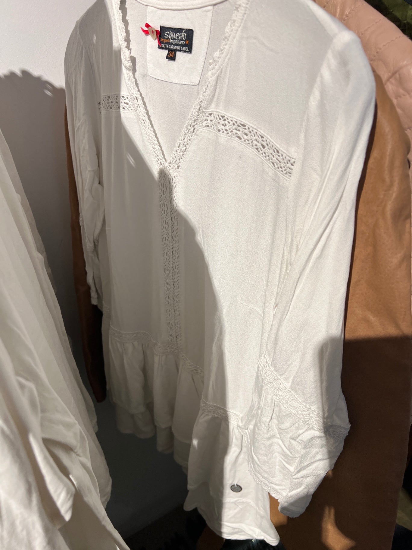 S‘questo Bluse Weiß Größe: XS