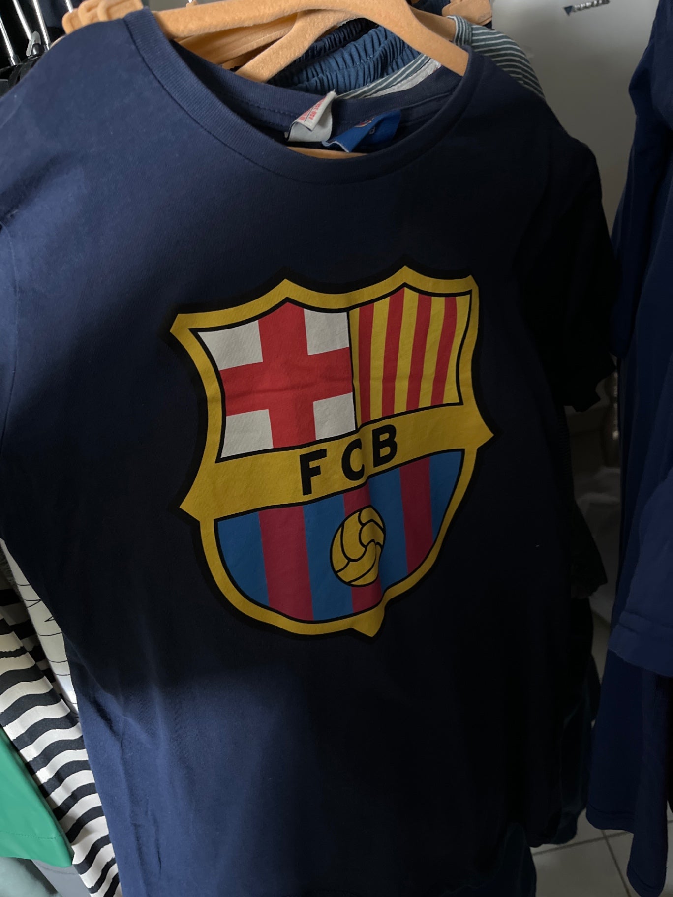 FC Barcelona T-Shirt Blau Größe: 140/146