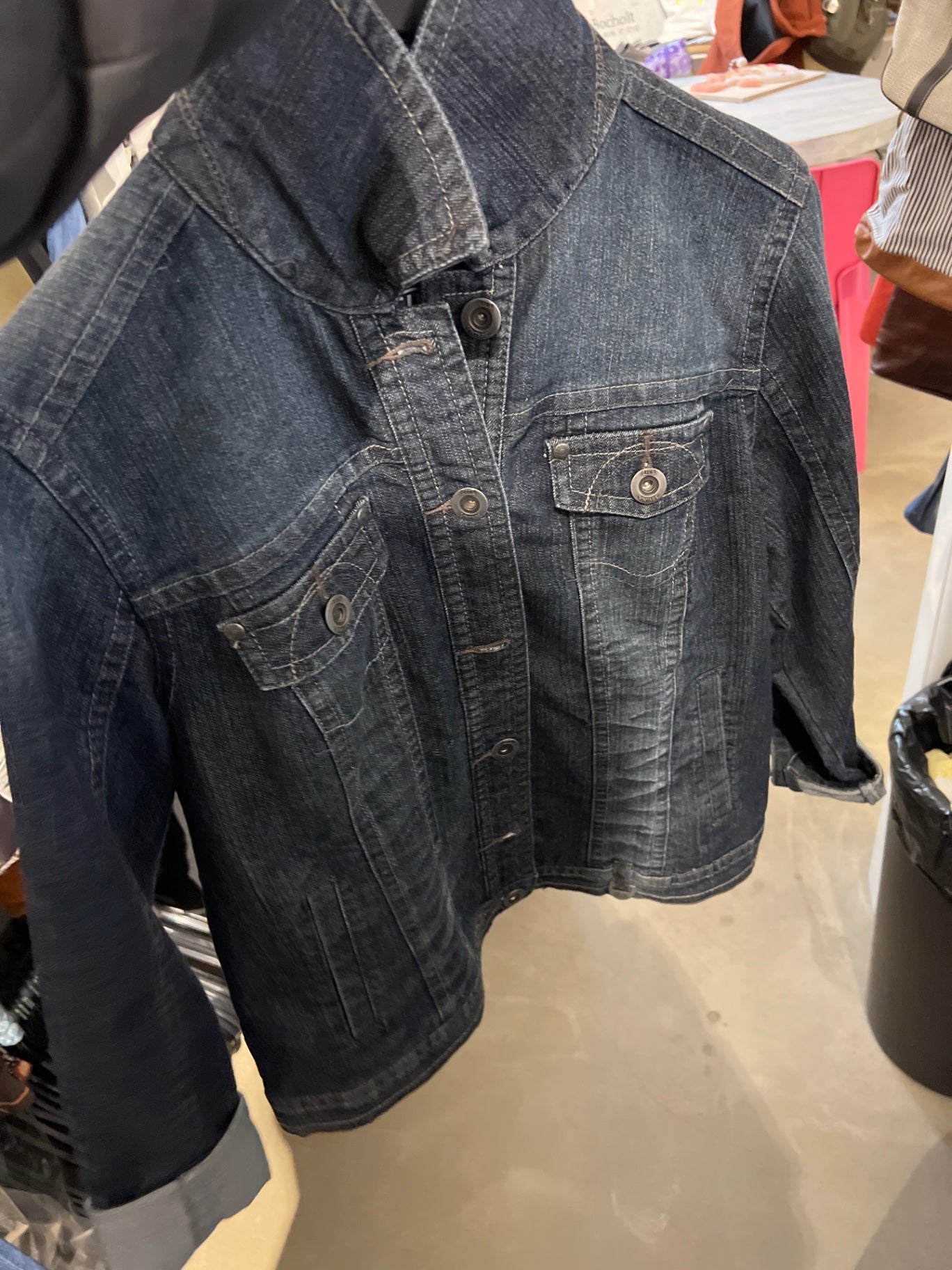 Cecil Jeansjacke Dunkelblau Größe: L