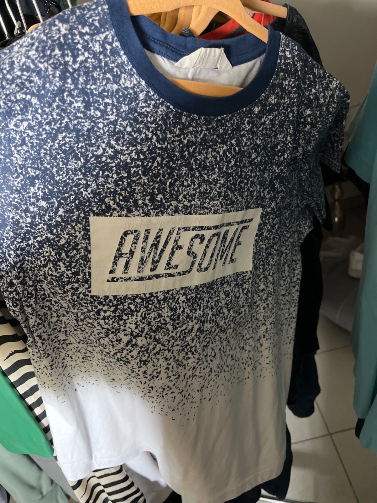 H&M T-Shirt Blau Größe: 134/140