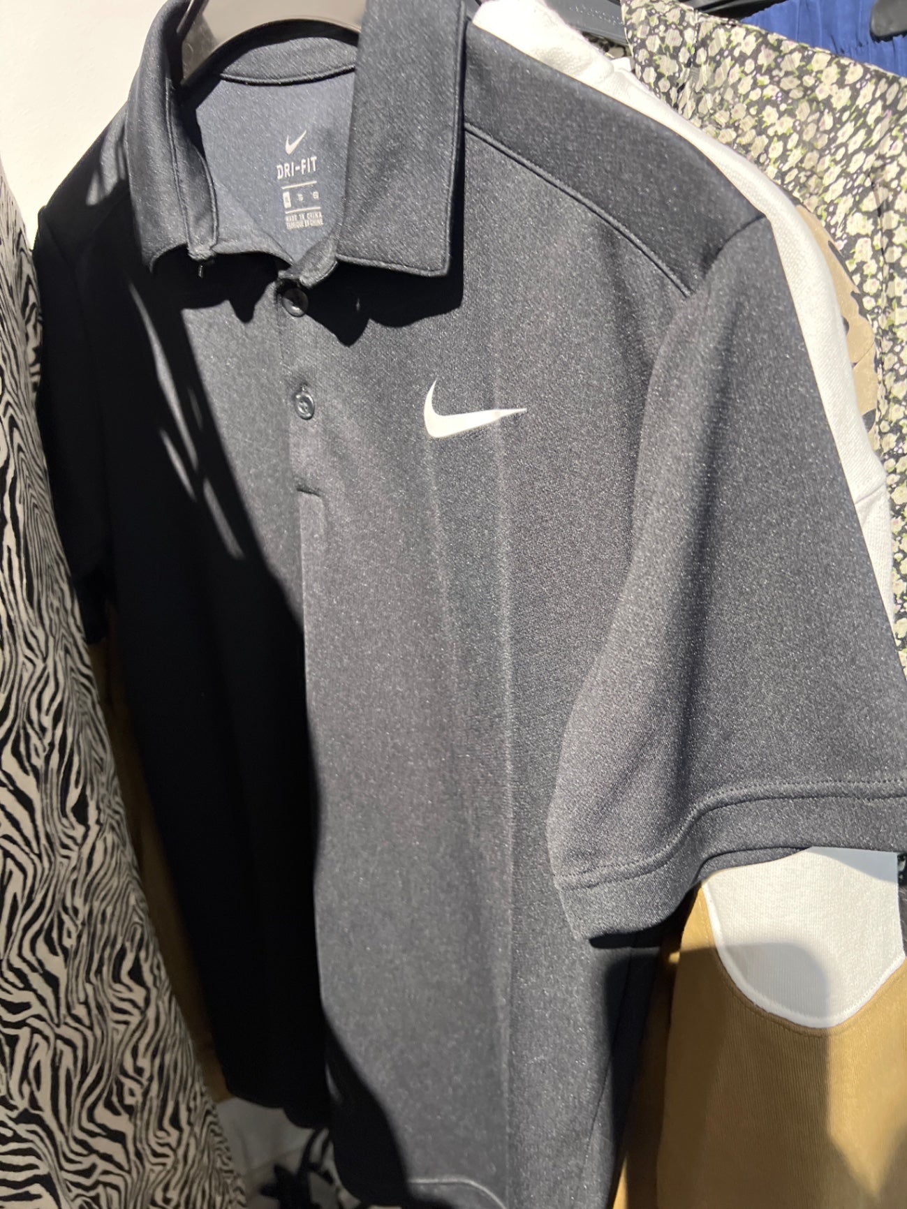 Nike Dri-Fit Polo Shirt Schwarz Größe: XS