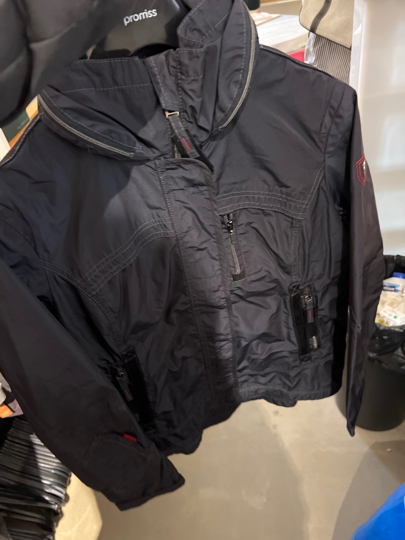 Fuchs Schmitt Jacke Schwarz Blau Größe: M