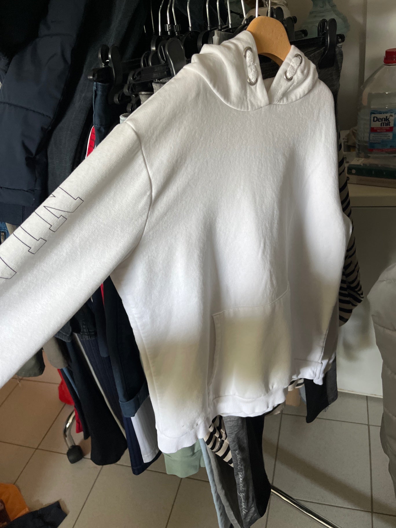 C&A Hoodie Weiß Größe: 158/164