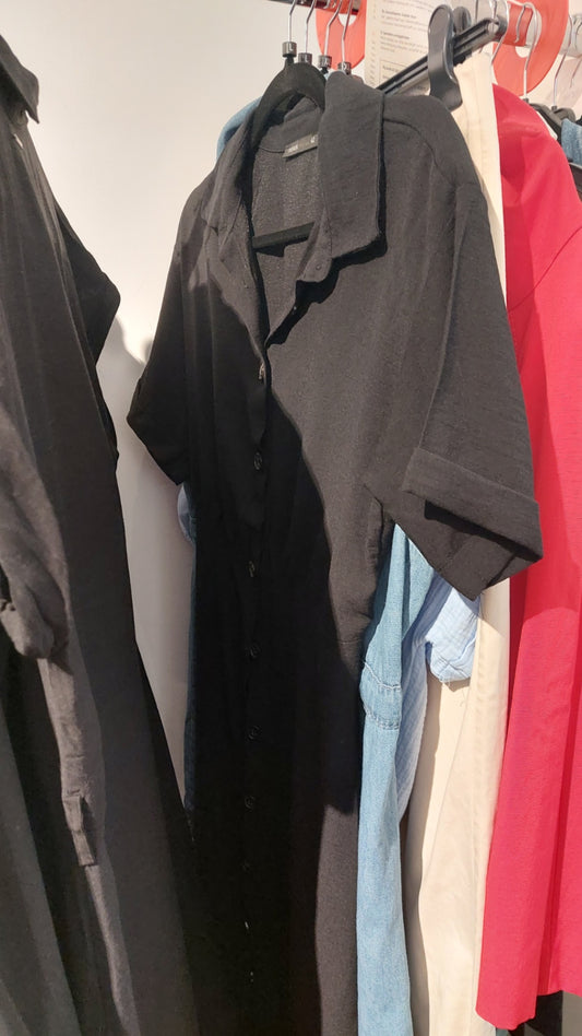 DeFacto Kleid Schwarz Größe: 42