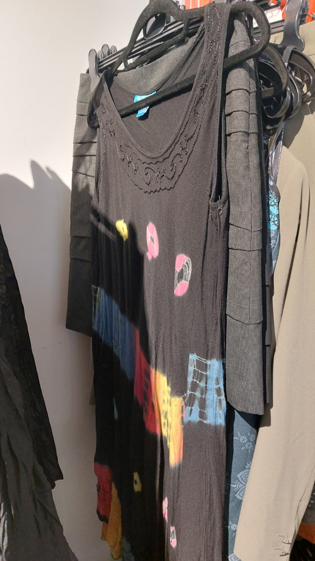 Tridagna Kleid Schwarz/ m. Mustern Größe: XS