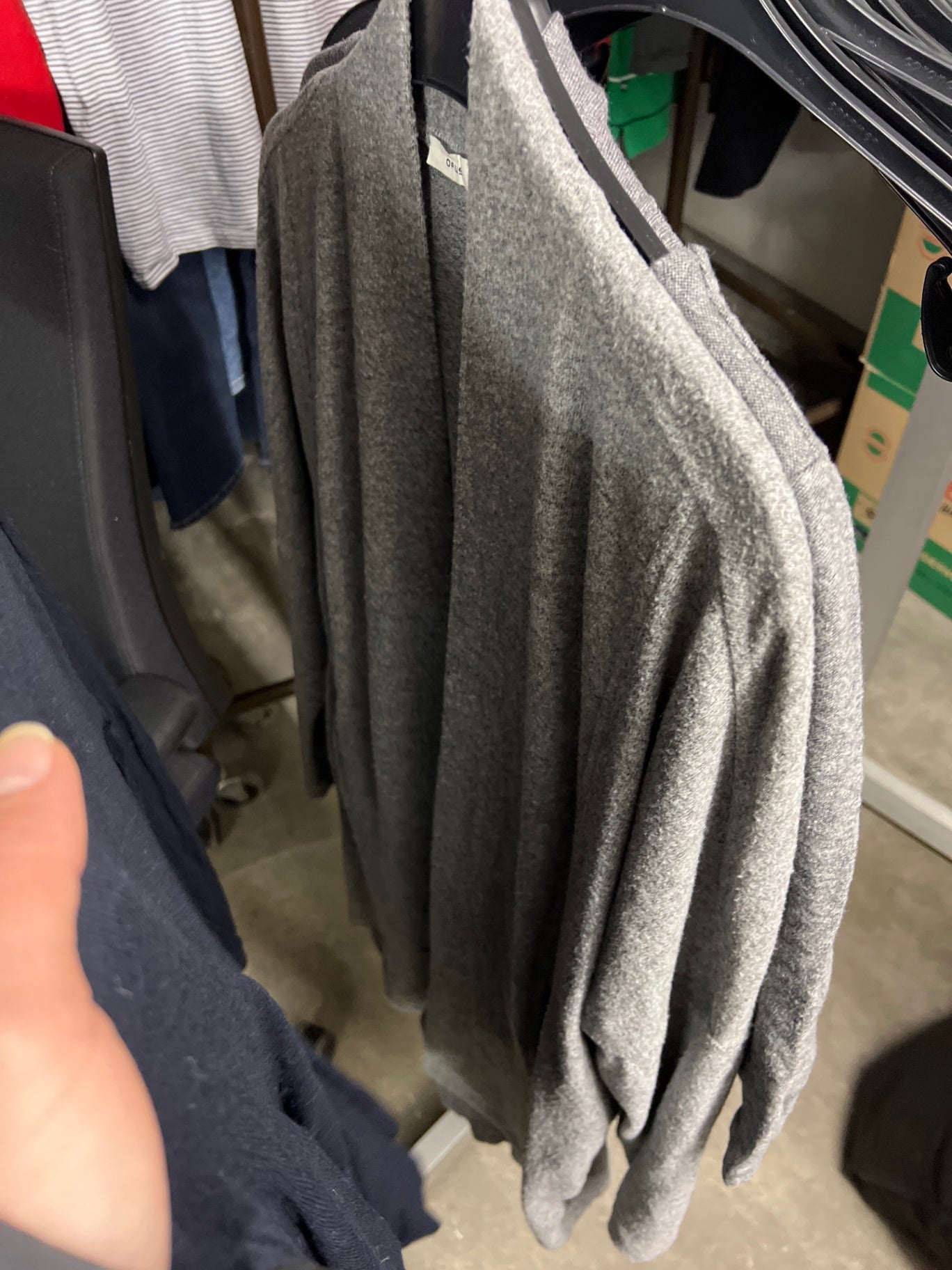 Opus Cardigan Grau Größe: M