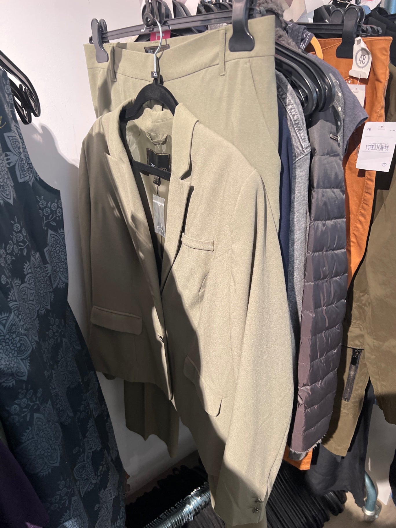 bpc selection Anzug 2-Teiler Hose Olive Größe: 44