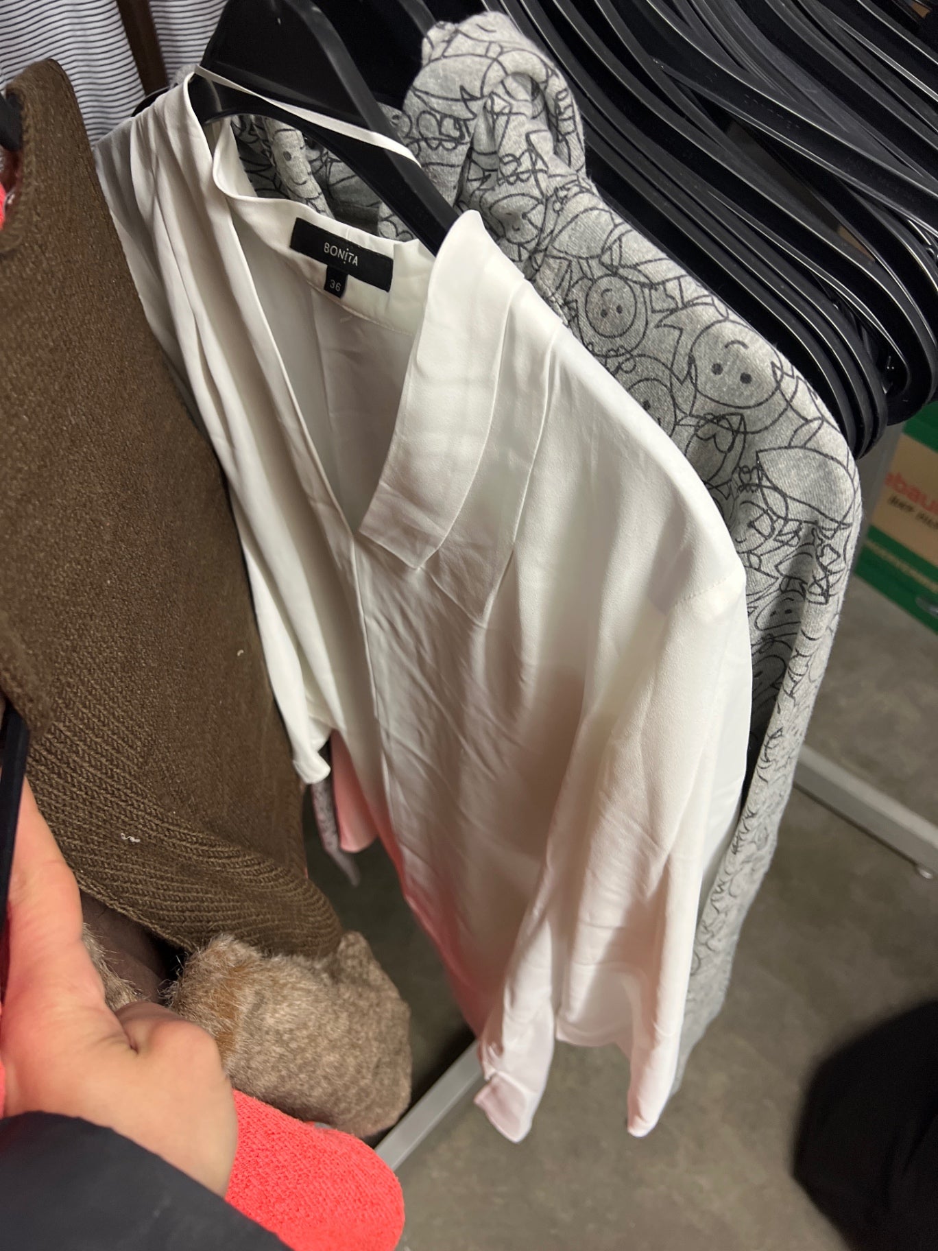 BONITA Bluse Weiß Größe: S