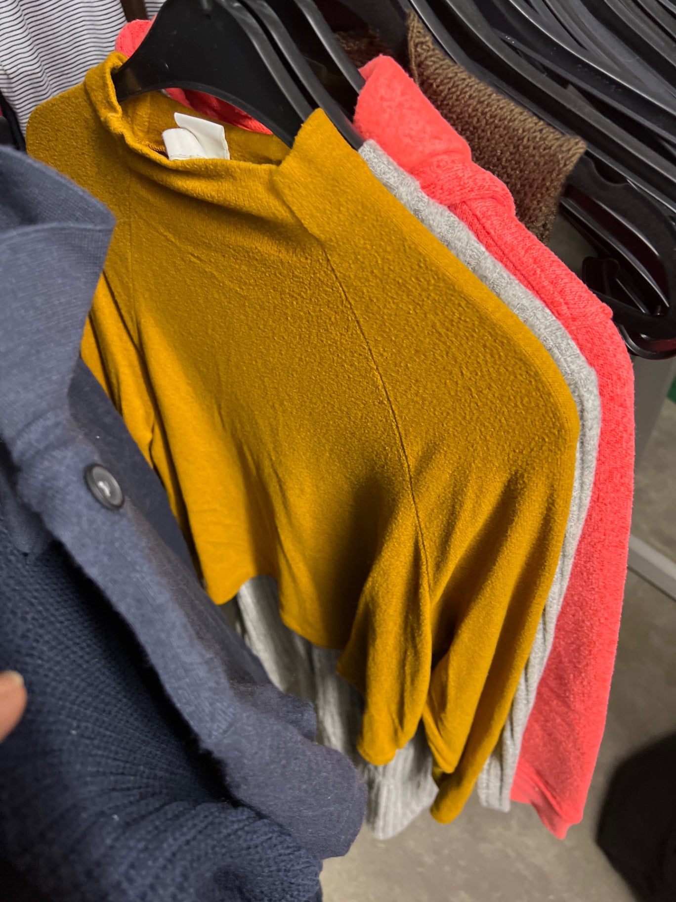 H&M Pullover Senfgelb Größe: XS