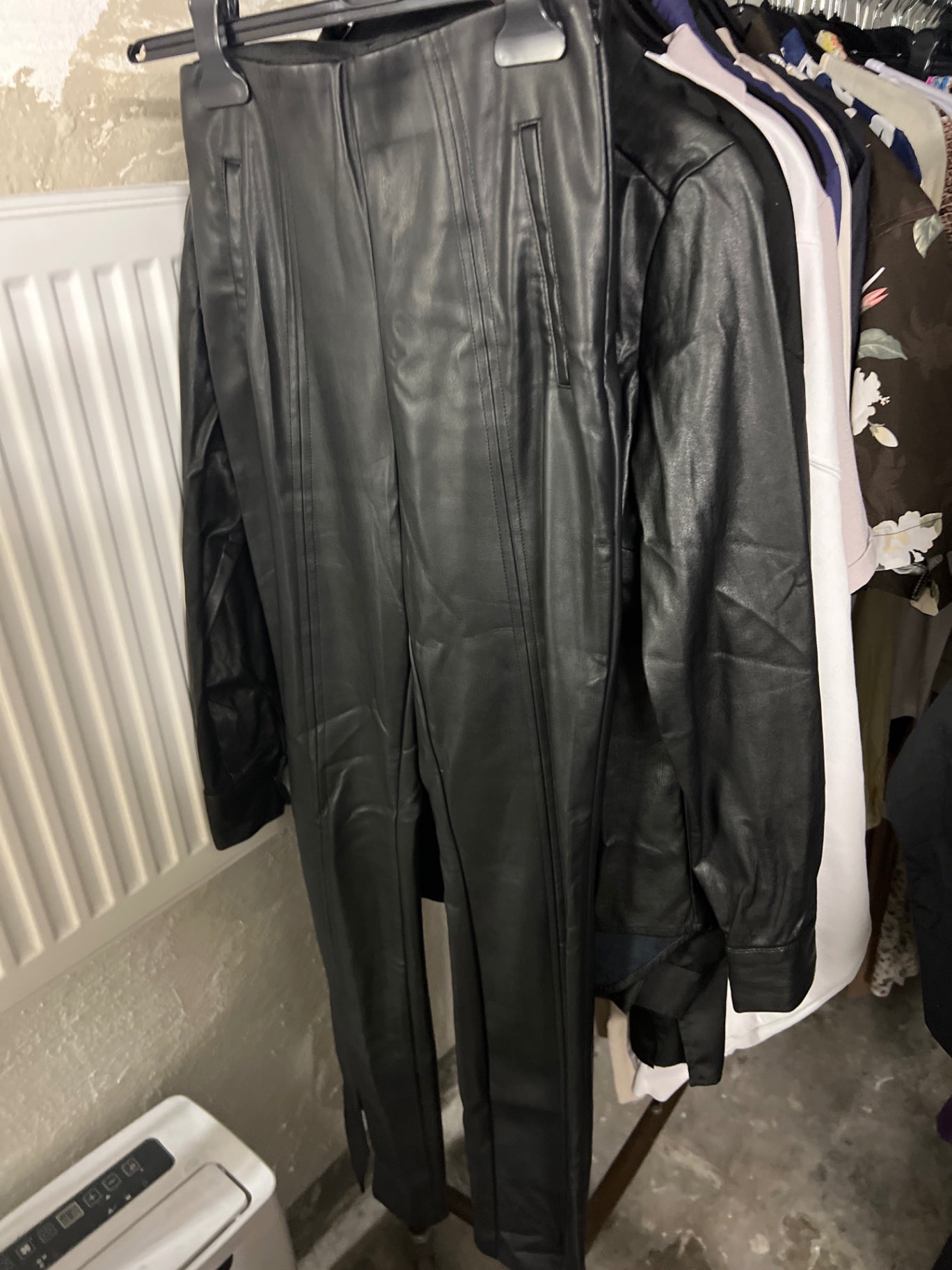 Stradivarius Hose Schwarz Größe: S