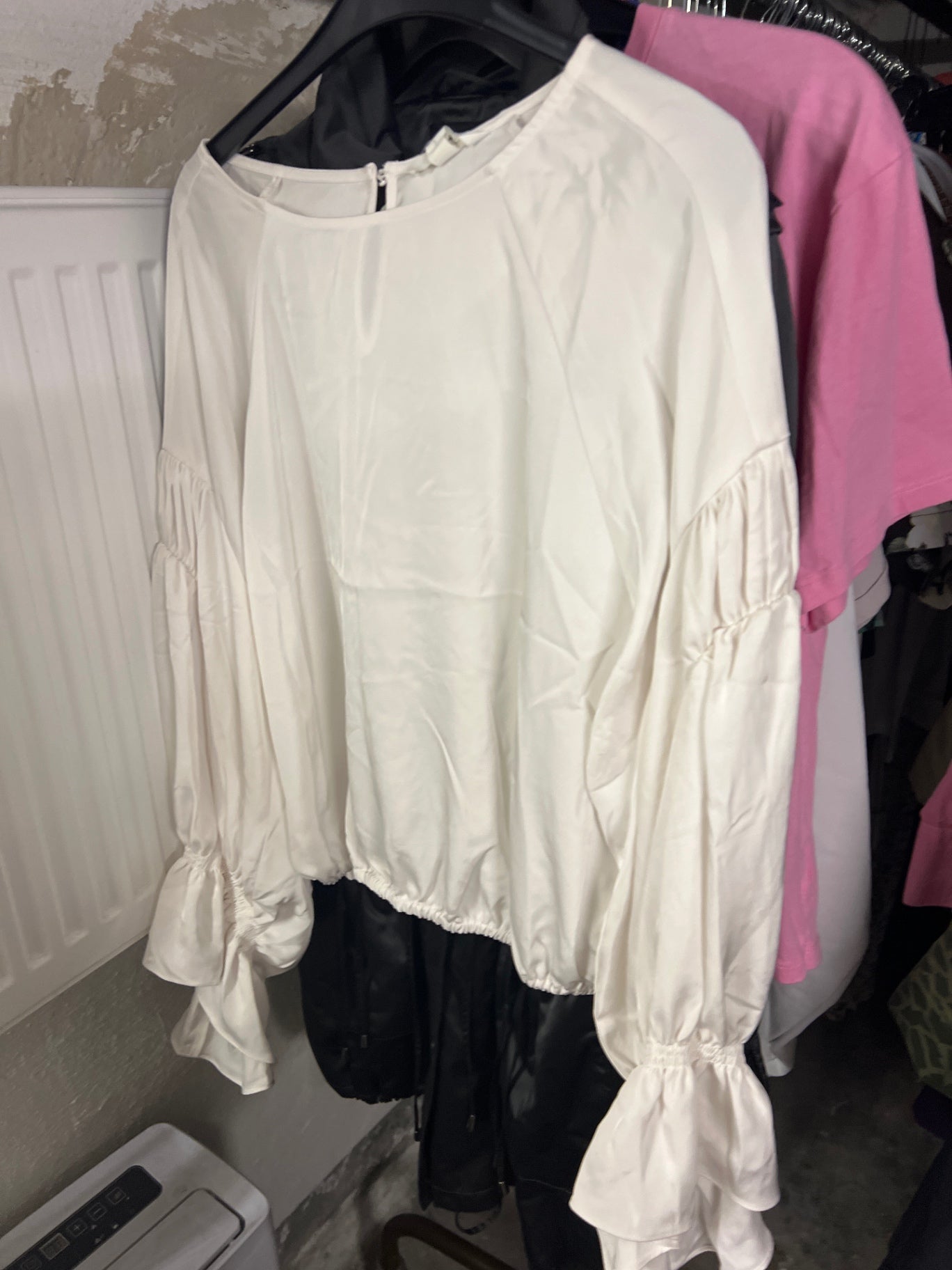 H&M Bluse Weiß Größe: L