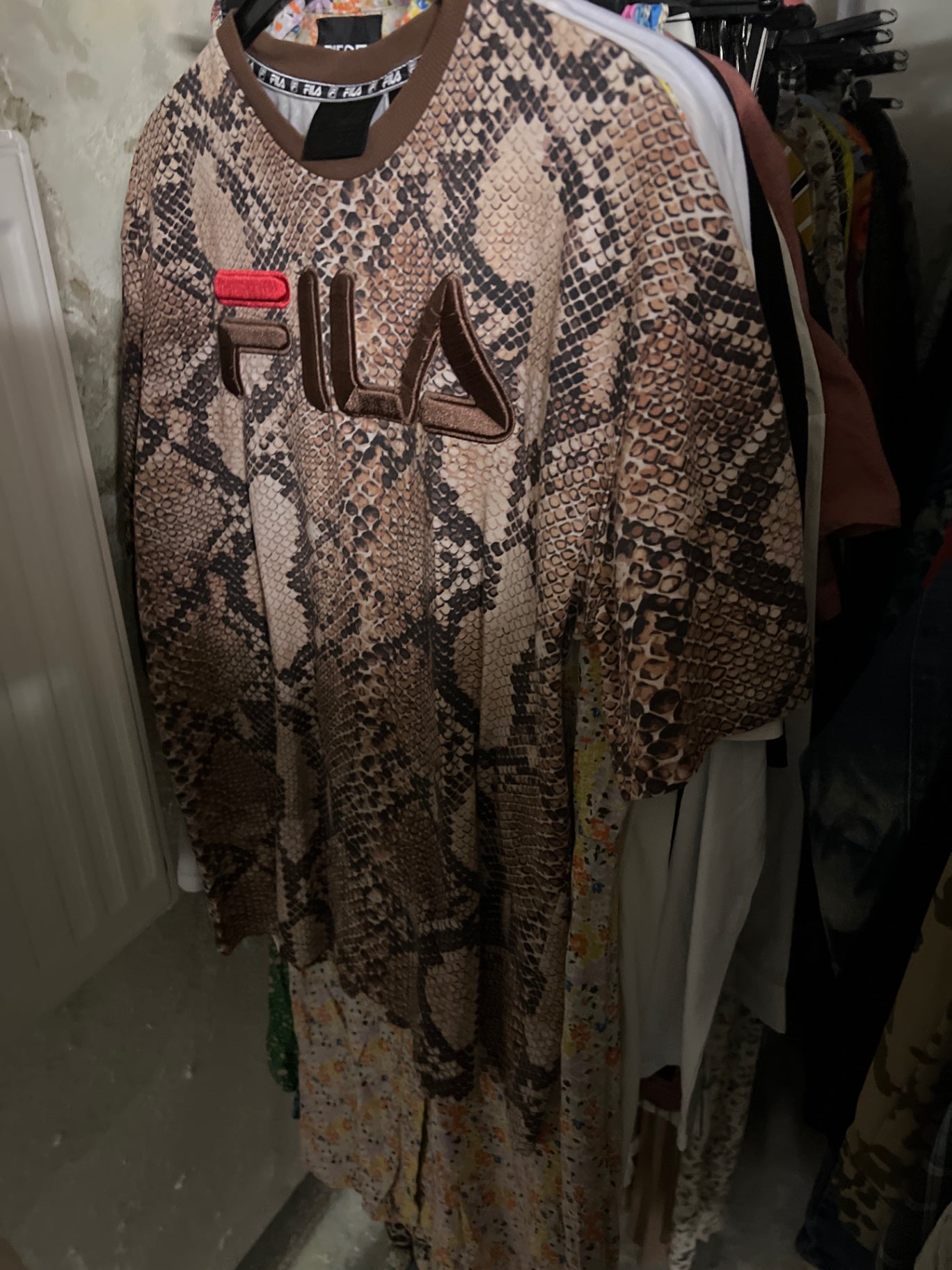 Fila T-Shirt Braun Größe: S