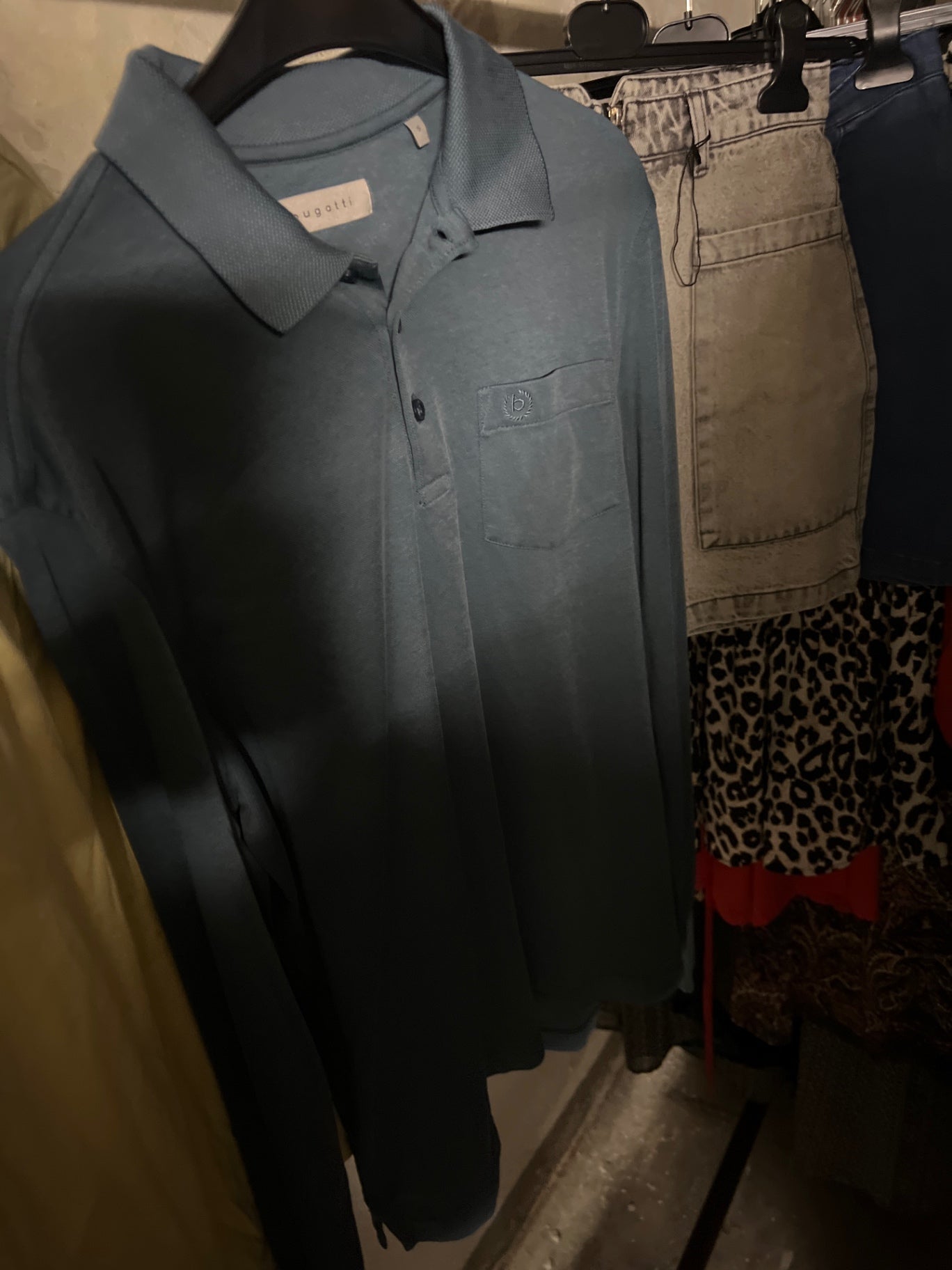 Bugatti Poloshirt Blau Größe: S