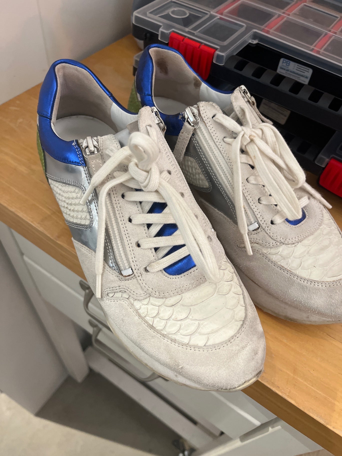 Högl Sneaker Weiß bunt Größe: 39