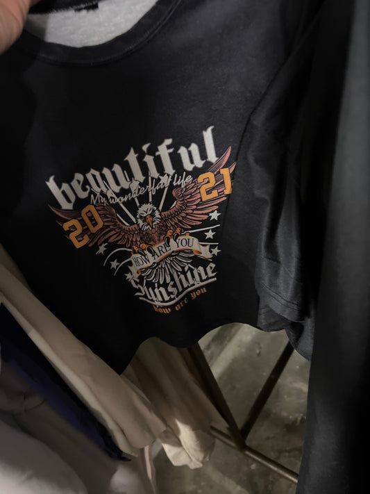T-Shirt Schwarz Größe: S