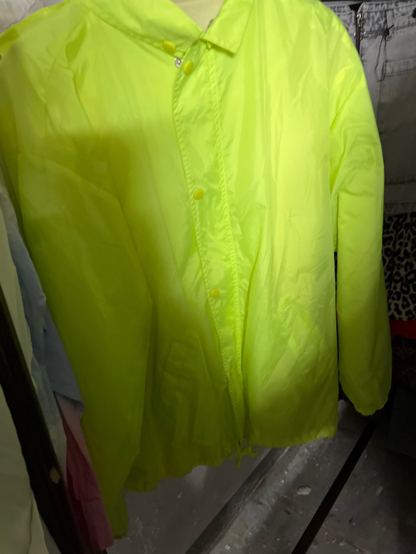 Regenjacke Neongelb Größe: S