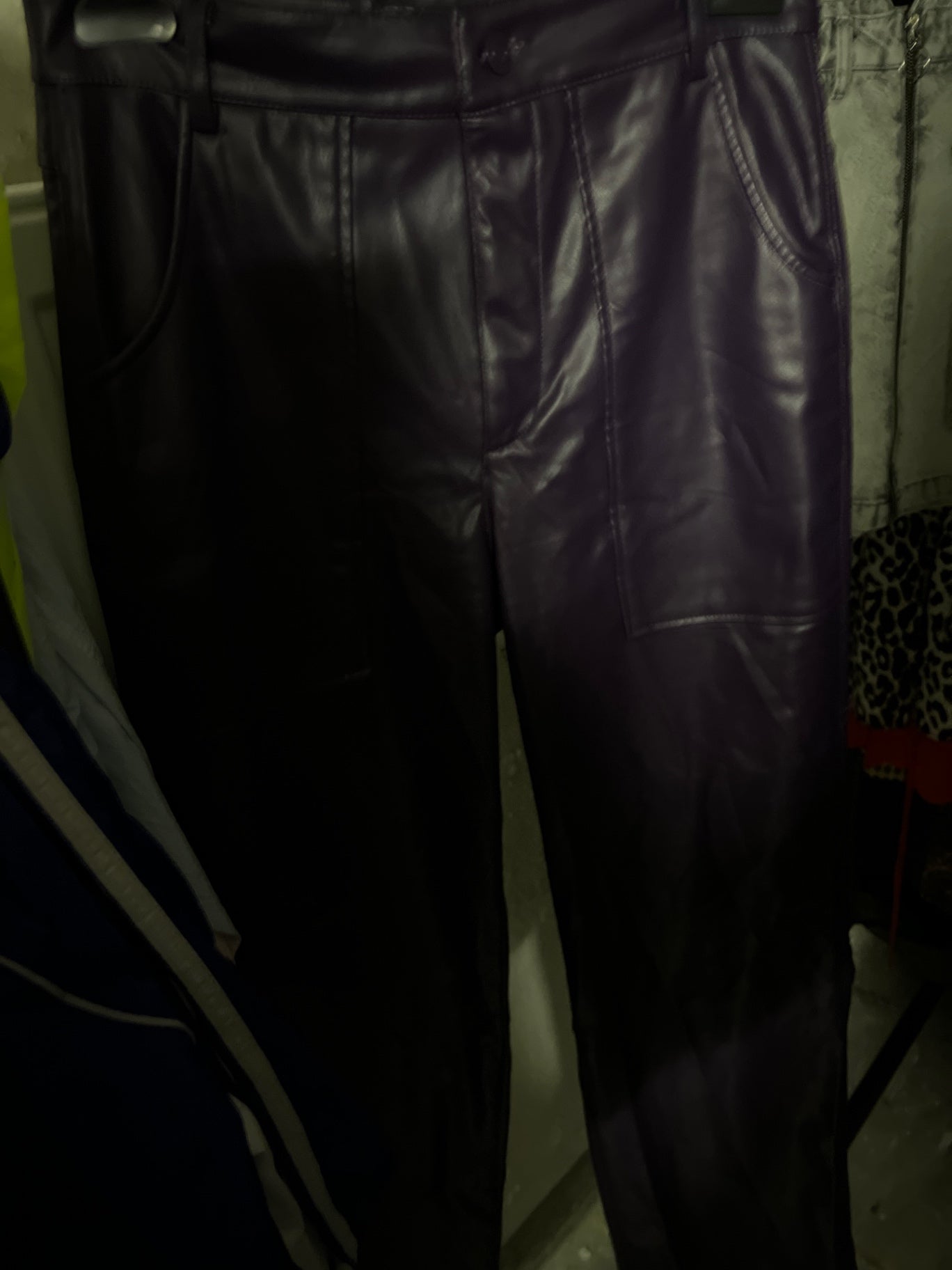 Zara Hose lila Größe: S