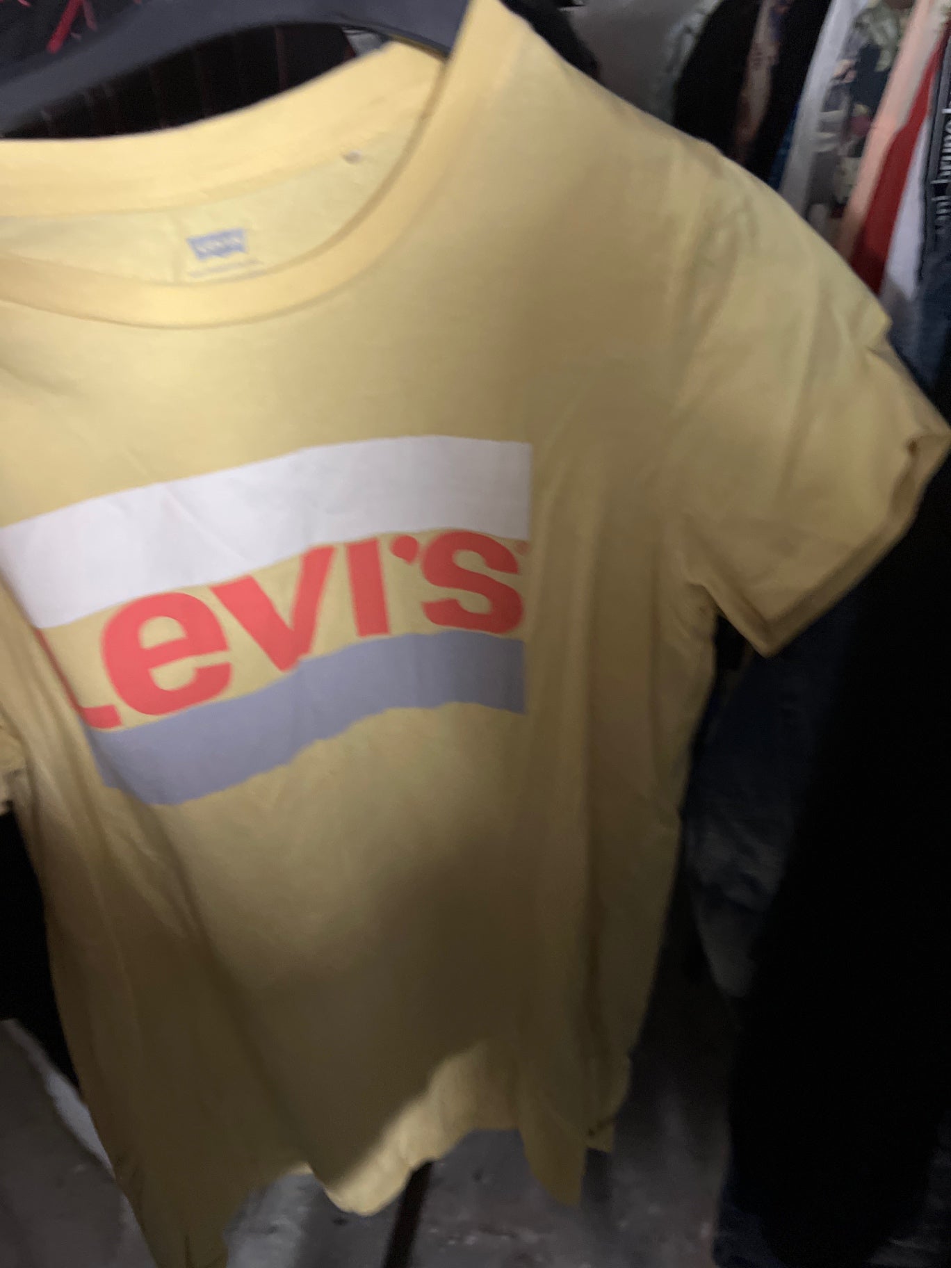 Levi's T-Shirt Gelb Größe: S