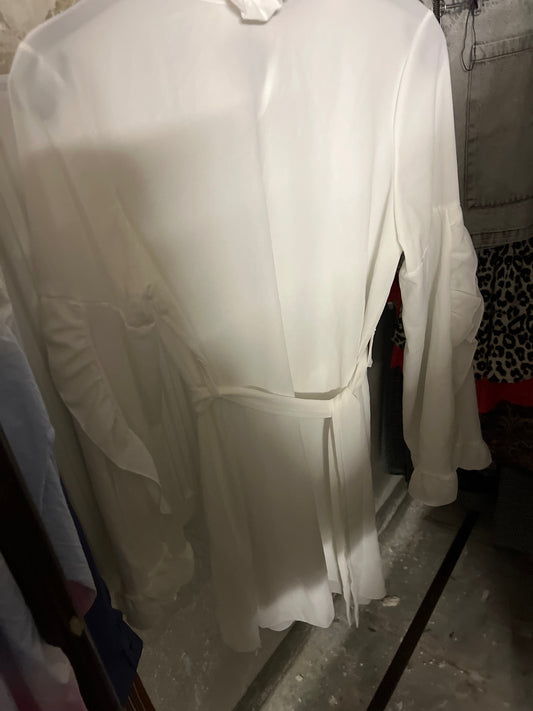 Boohoo Bluse Weiß Größe: M