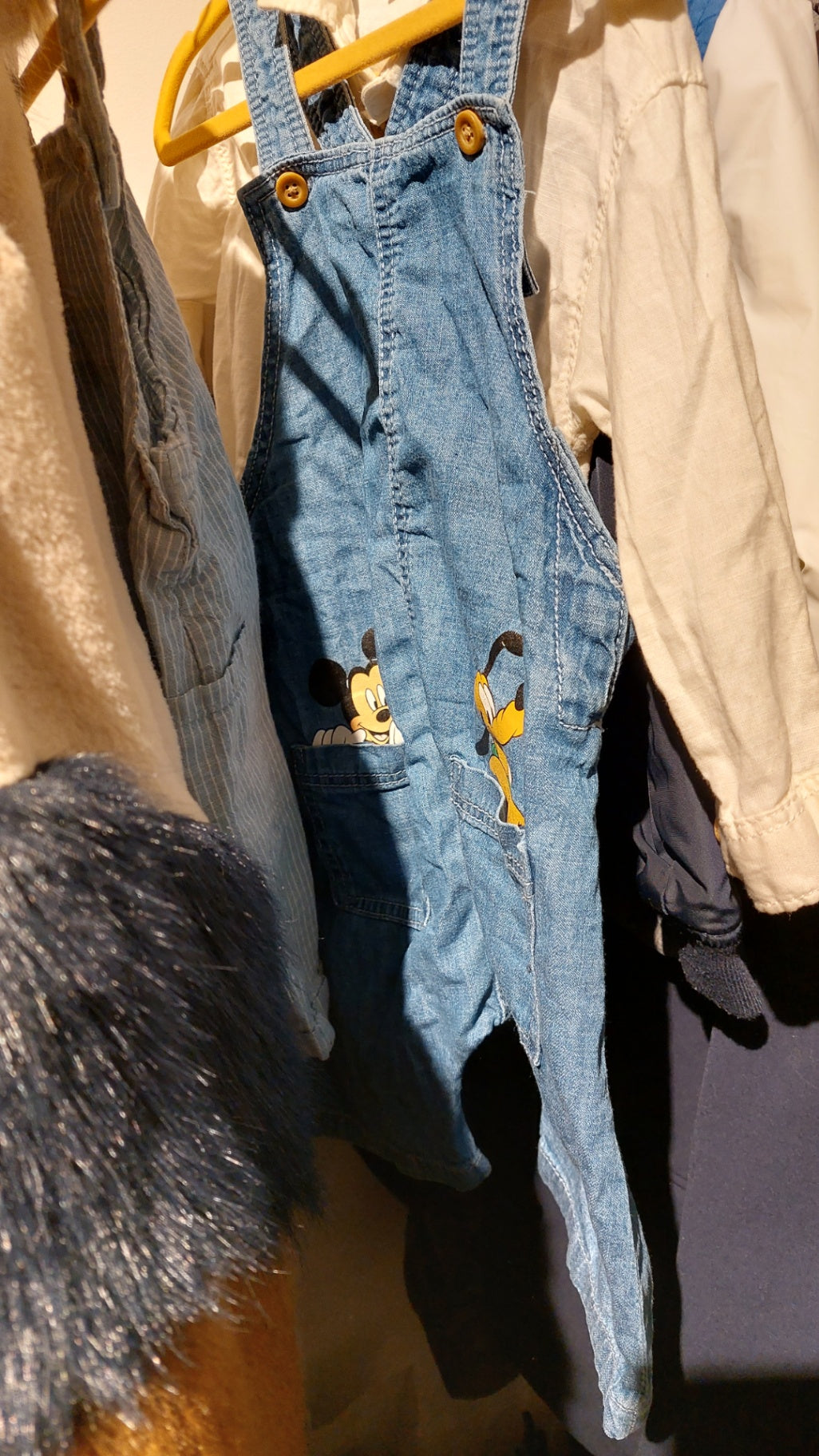 Disney Latzhose Blau Größe: 80