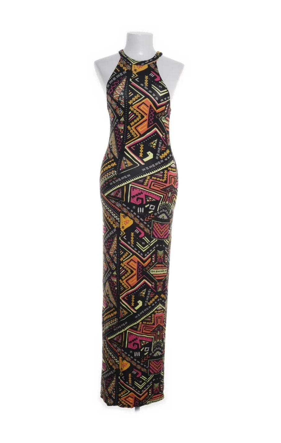 H&M Coachella Maxikleid Multicolor Größe: 36