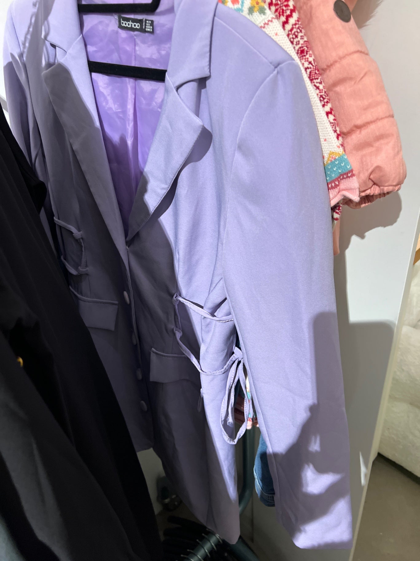 Boohoo Jacke Lila Größe: M