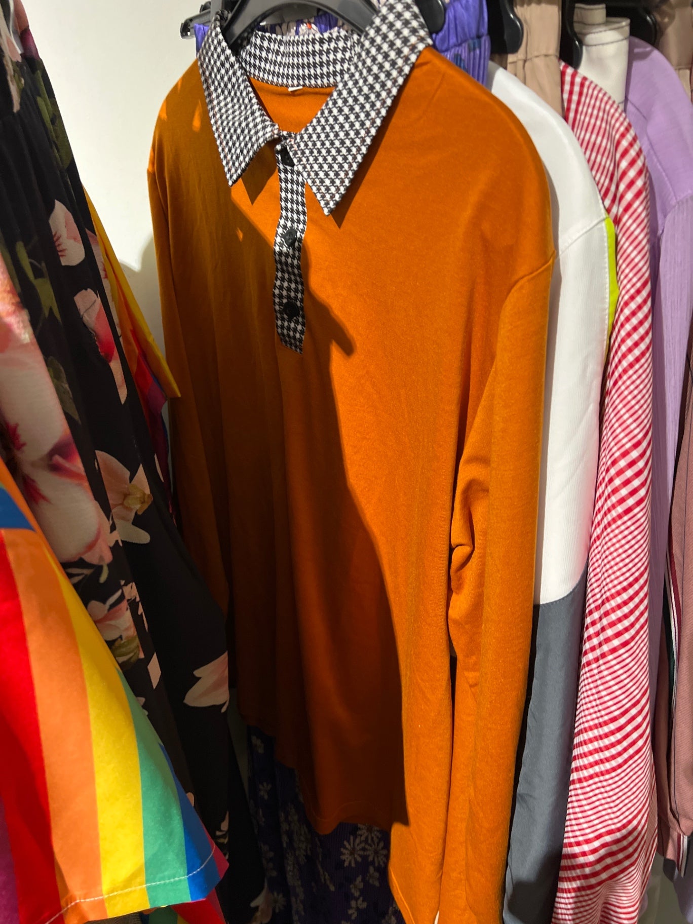 Polo Shirt Orange Größe: XL
