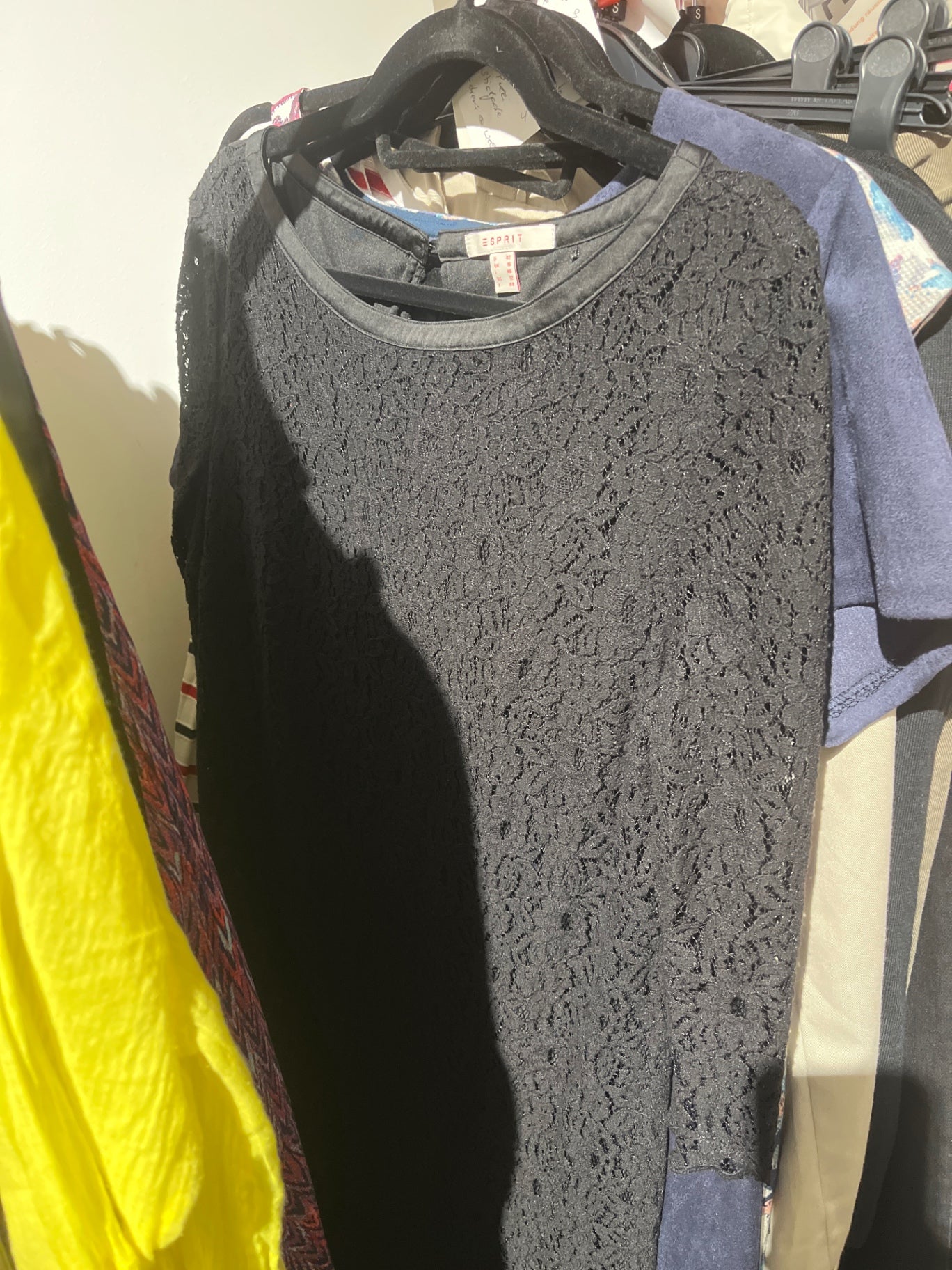 Esprit Kleid Schwarz Größe: 42