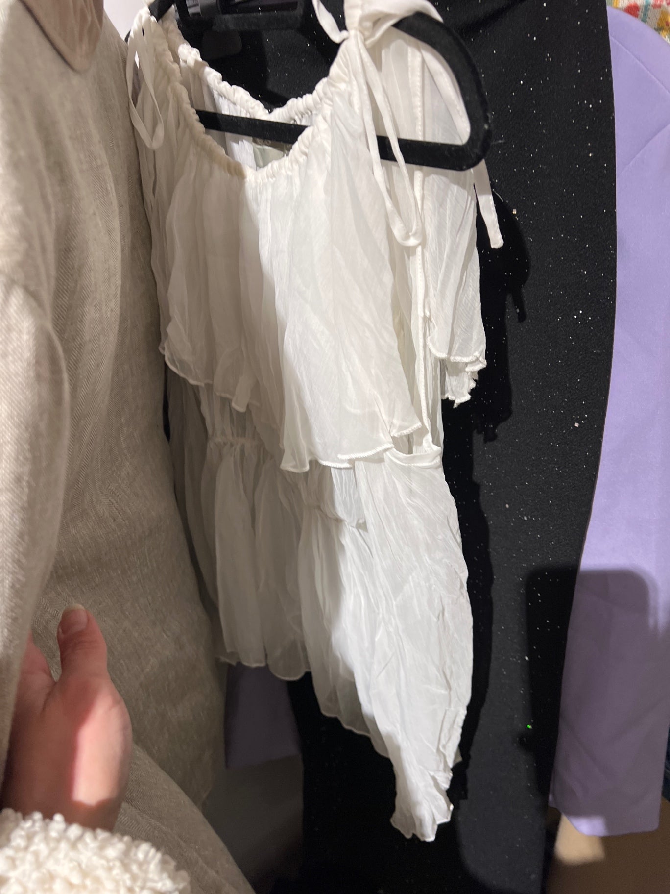 Asos Bluse Weiß Größe: XS