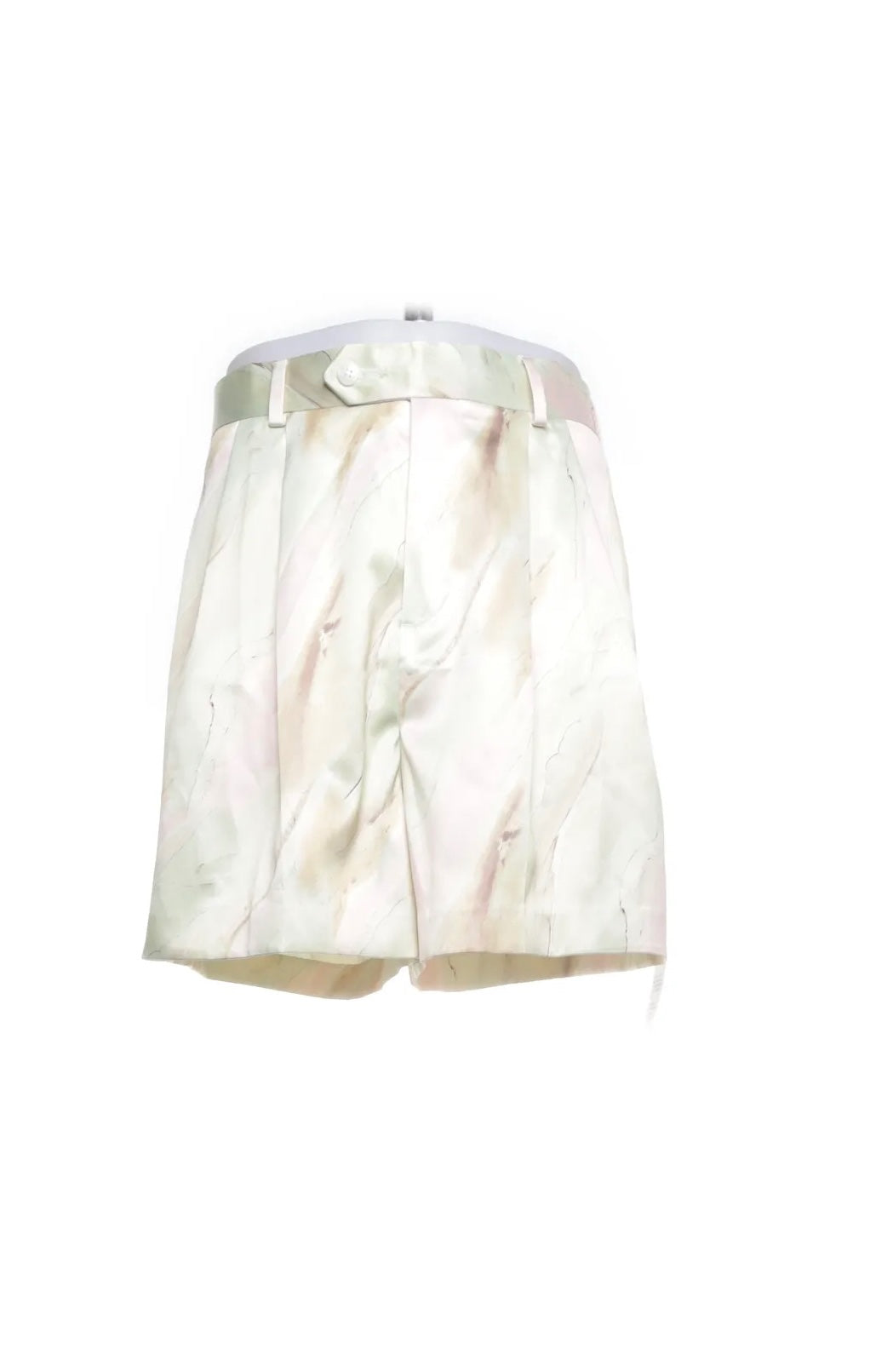 ASOS Design Shorts Creme mit Marmormuster Größe: 30