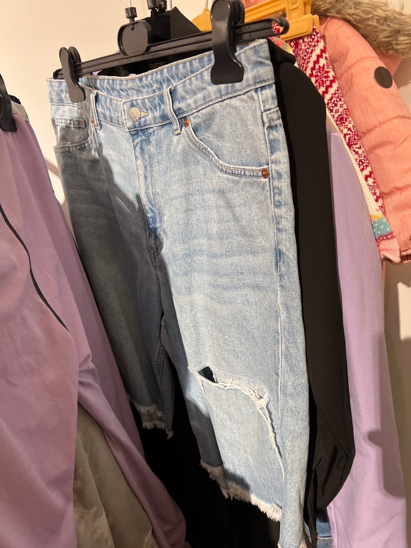 Monki Jeans Hellblau Größe: 31