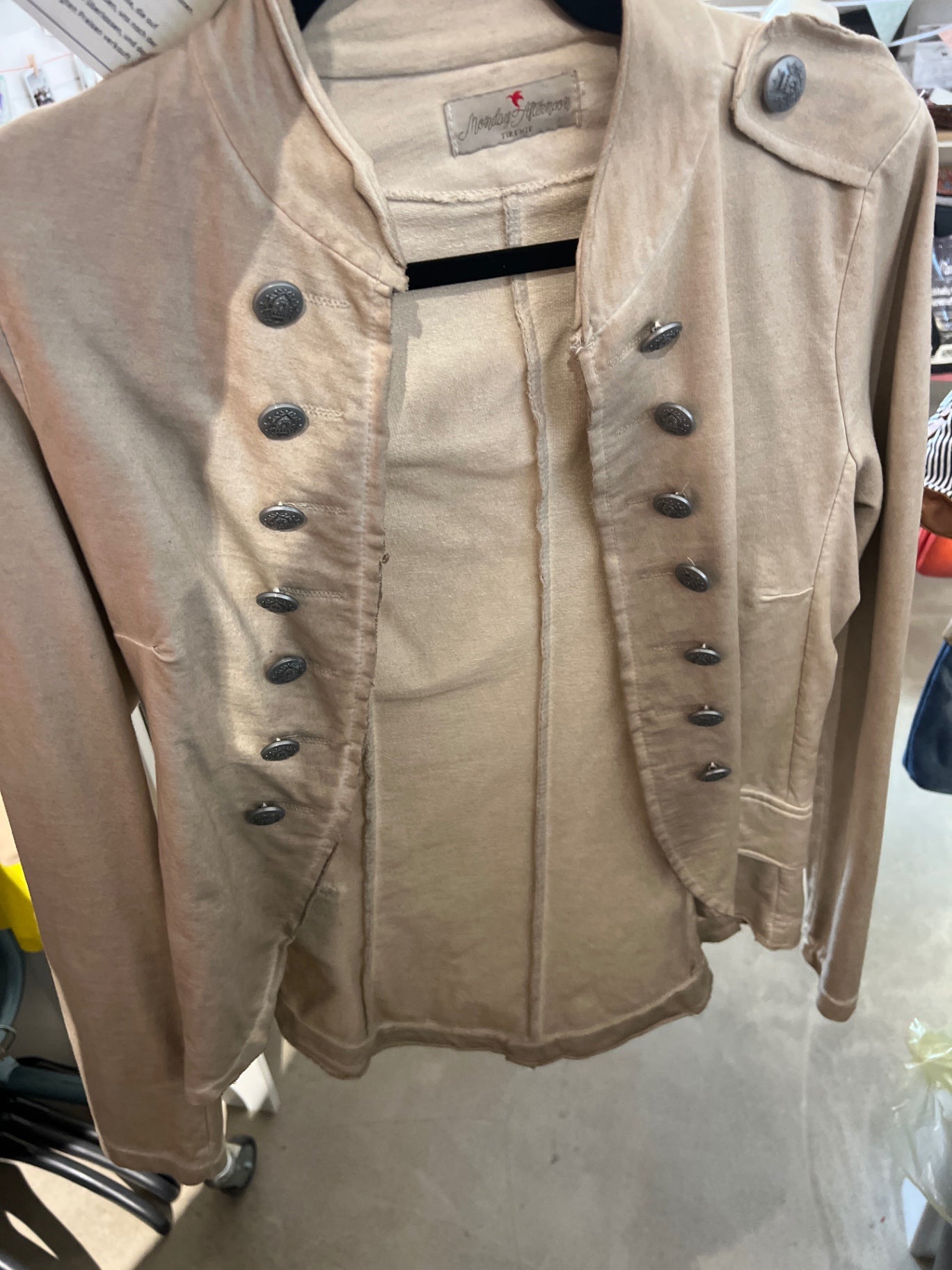 Monday Afternoon Jacke Beige Größe: S