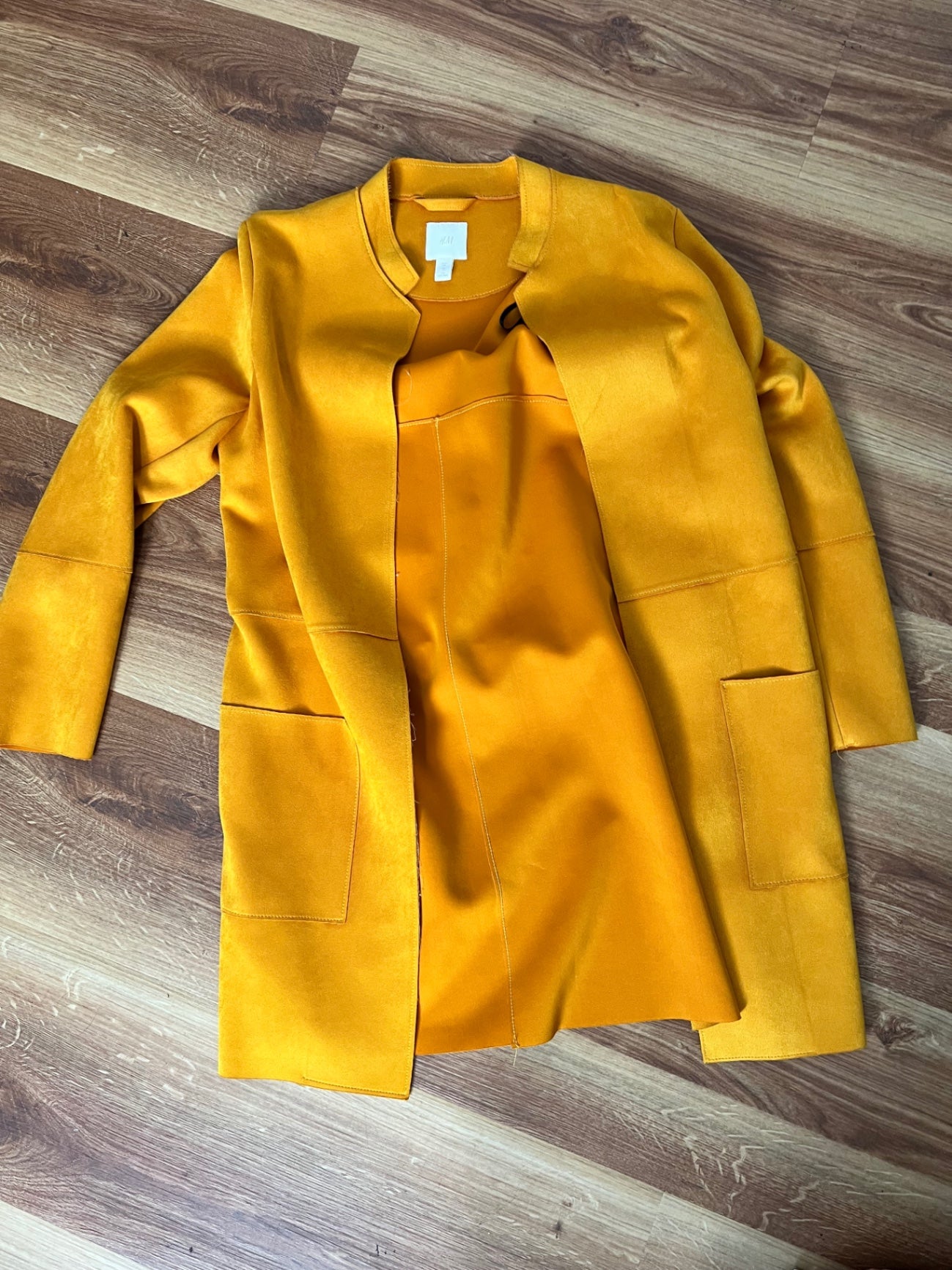 H&M Jacke Gelb Größe: 38