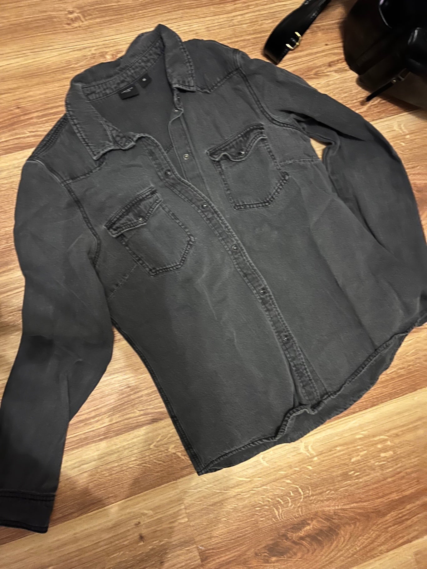 Vero Moda Hemd Grau Größe: M