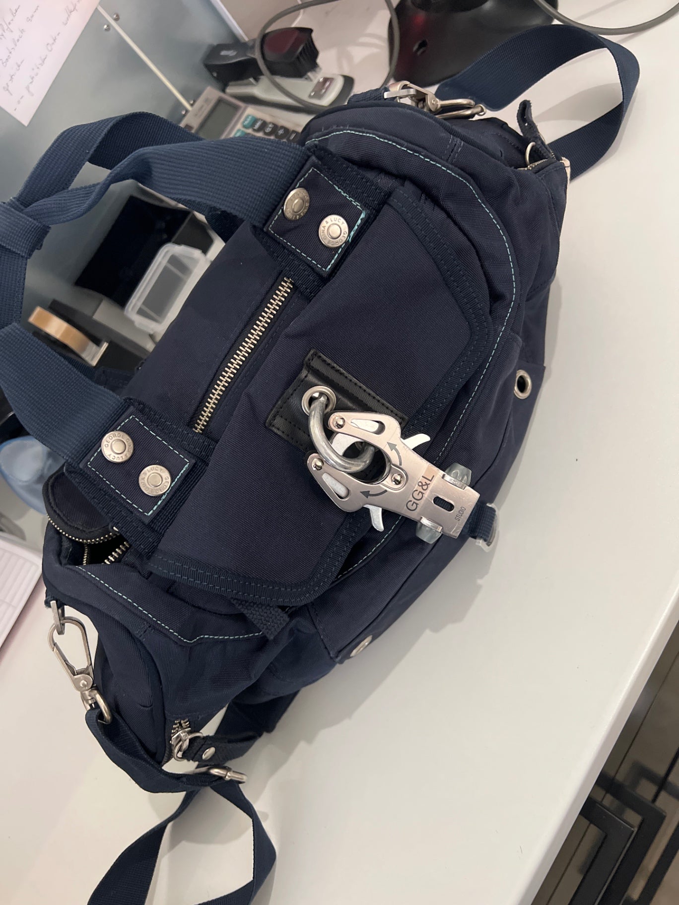 Georgina Lucy Tasche Dunkelblau 
