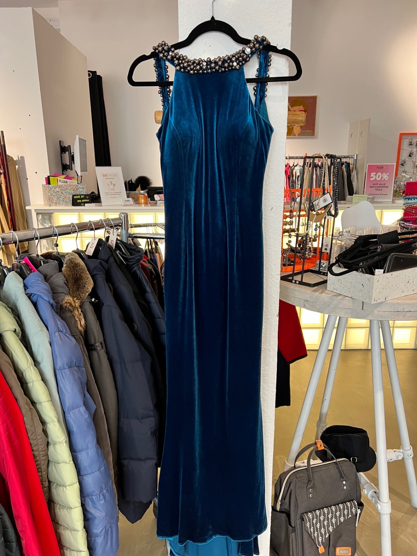 Elysion Abendkleid Dunkelblau Größe: 36