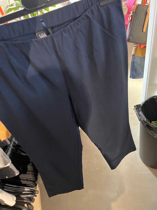 Ulla Popken Dreiviertel Hose Dunkelblau Größe: 46