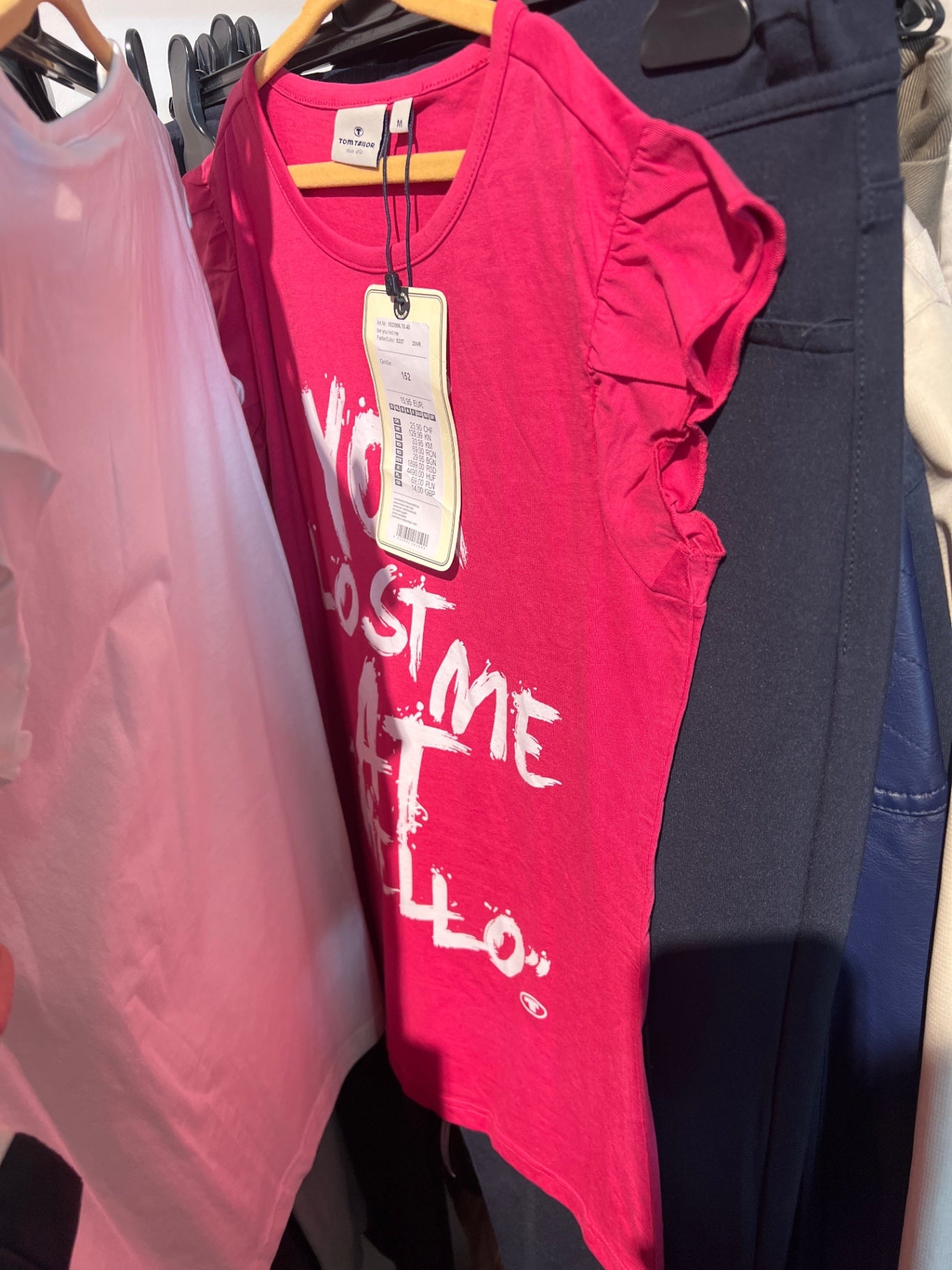 NEU Tom Tailor T-Shirt Pink Größe: 152